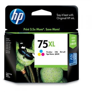 HP CB338WA ตลับหมึกอิงค์เจ็ท HP 75XL Tri-color